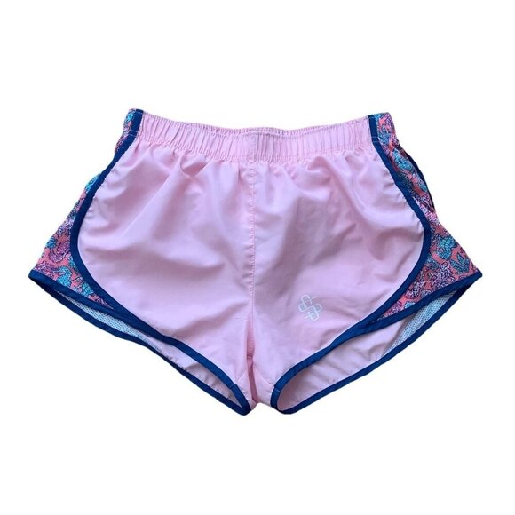 Simply Southern Running Shorts Lined Multicolor Pink Seahorse Women’s Small - Picture 1 of 8